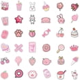 thumbnail image 3 of Cute Pink Stickers for Water Bottles , 50 PackPCS Waterproof Vinyl Aesthetic Stickers Laptop Skateboard Luggage Computer Stickers for Kids Teens Girls, 3 of 5