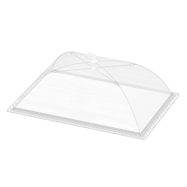 3S 23.62X15.74X9.84In Foldable Mesh Food Cover Tent With Steel Frame Breathable Reusable Outdoor Picnic Bbq Food Protector For Table Party Camping Kitchen Dining