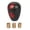 Red 6.1x4.2cm, variant on Gear Shifter Knob Universal Shifter Level Knob Carbon Fiber Aluminum Material for Most Vehicle Car Models