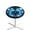 Love Dolphin Flower Blue, variant on SEANATIVE 24 Inch Round Table Covers Stretch Fitted Cocktail Table Topper Cap Stain-Resistant Round Cocktail Tablecloths with Elastic Edged for Celebration Party, Colorful Sea Turtle Black