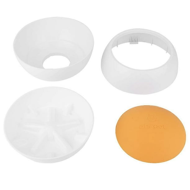 Pet Tumbler Feeding Toy Small Dogs Cat Slow Food Bowl Water Feeder Bowl Pet SuppliesOrange