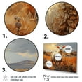 thumbnail image 3 of Designart "Sheep Bathed in Sunlight I" Animals Floater Framed Wall Decor, 3 of 7
