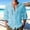 Sky Blue, variant on Men Shirts Product Category MenS Linen Shirts Casual Button Down Shirts Long Sleeve Summer Beach Tops with Hood – Linen Button Up Shirt for Outdoor Everyday Wear