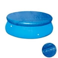 thumbnail image 2 of Swimming Pool Cover   6/8/10/15ft Diameter Frame Pool Cover  Portable Pool Cover Protector PE Material Drawstring Design Waterproof and Dustproof, 2 of 11