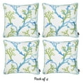 thumbnail image 3 of Apolena Inc Marine Blue Coral Decorative Throw Pillow Cover 18"x18" (4 pcs in set) Blue-22x22 Large 22 x 22, 3 of 5