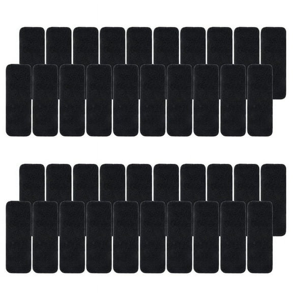 40 Pcs Ceiling Fan Blade Filters Pads Coconut Carbon Filter