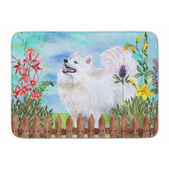 Samoyed Spring Machine Washable Memory Foam Mat