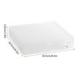 thumbnail image 1 of Ovzne Terrace Storage Box Covered Storage Box Frosted Transparent Buckle With Cover Card Storage Box Needle And Thread Small Items Sorting Box Iron Storage Box On Clearance, 1 of 3