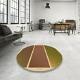 thumbnail image 4 of Ahgly Company Machine Washable Indoor Rectangle Transitional Saddle Brown Area Rugs, 2' x 5', 4 of 7