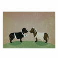 thumbnail image 1 of Dachshund Cutting Board, Groom and Bride Dogs Marriage Themed Ceremonial Illustration Cartoon Style, Decorative Tempered Glass Cutting and Serving Board, Small Size, Multicolor, by Ambesonne, 1 of 1