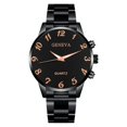 thumbnail image 2 of Resicozy Watches for Men Metal Strap Watch Large Number Round Dial Business Casual Daily Wristwatch A One Size, 2 of 3