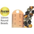thumbnail image 4 of Auras by Osiris | Handmade Tiger Eye, Pyrite, and Tourmaline Triple Protection Crystal Necklace - Grounding Genuine Gemstone Beaded Mala Shielding Jewelry Gift for Mens, 4 of 5