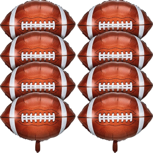 Globos de fútbol Skylety Football Rugby, papel de aluminio, 66 cm