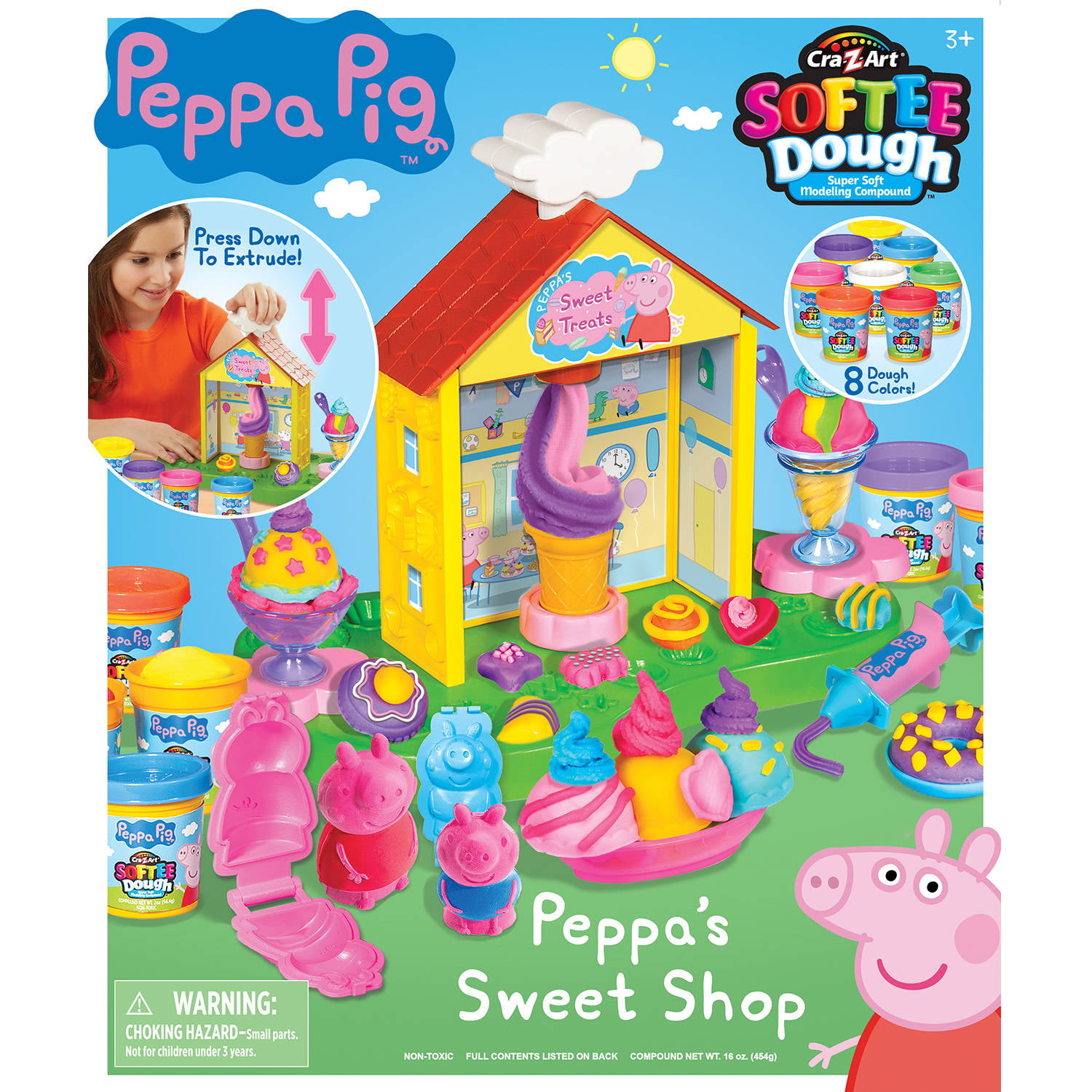 Peppa Pig CRA-Z-ART Softee Dough Mold N' Ply 3d Figure Maker 2016 for sale online