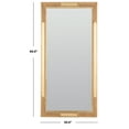 thumbnail image 3 of Safavieh Lerson Traditional Border Rectangle Mirror, Gold, 3 of 5