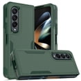thumbnail image 1 of for Samsung Galaxy Z Fold 4 Rugged Case, Armor Hard PC Soft TPU Hybrid Anti-Drop Camera Lens Protection Shockproof Glossy Non-Slip Slim Fit Case for Z Fold4 7.6 inch,Mint, 1 of 6
