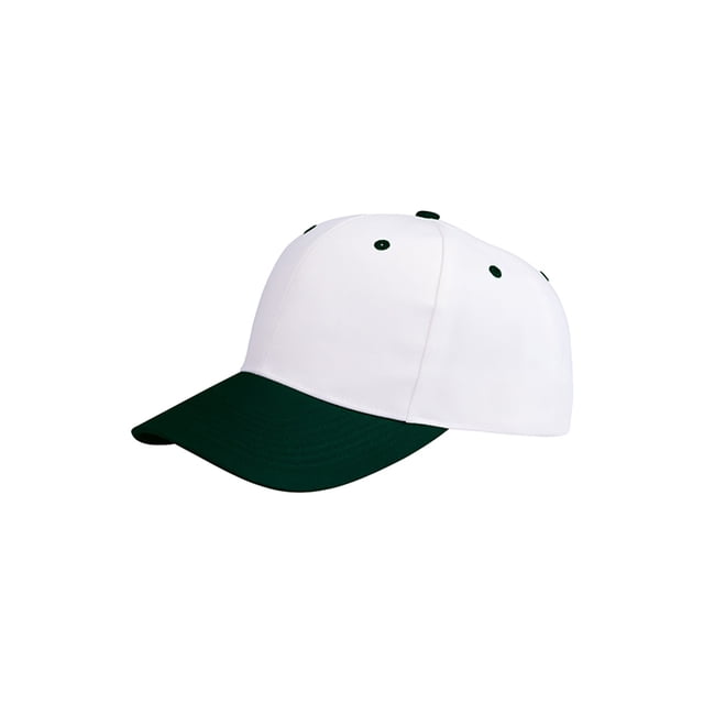 Top Headwear Pro Style Twill Cap - White/Dark Green