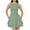 #236 Green, variant on Womens Casual Active Tennis Short Dress, Sleeveless Round Neck Fitted Bodice with Layered Mini Skirt, Comfort Elastic Pro Fabric