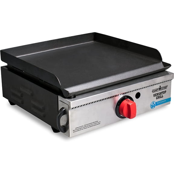 Camp Chef Versatop Portable Flat Top Grill 250 and Griddle (FTG250) - Compatible 14" Accessories