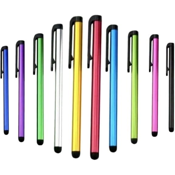 10 Pack Universal Capacitive Stylus Pens for All Touch Screens