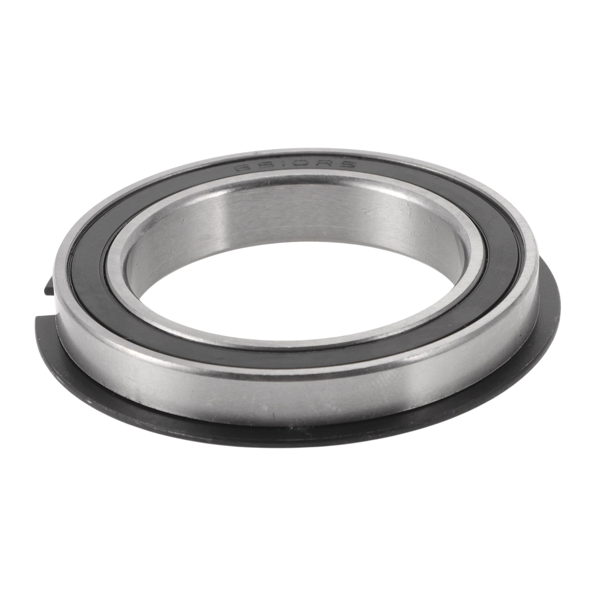 Unique Bargains 6910NR2RS Deep Groove Ball Bearings 50x72x12mm P0 Double Rubber Seal Lubricated Bearings 1 Pc Car Scooter Skateboard Wheel Universal Silver Tone Black