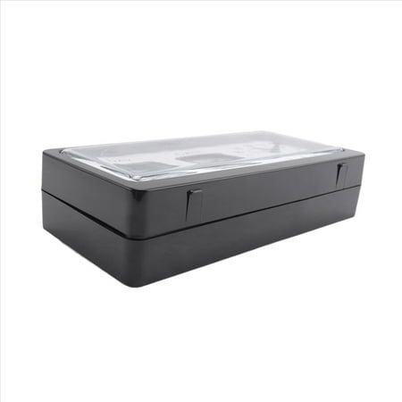 Mechanical Alarm Clock Novelty Flip Clock Desktop Digital Clock with Calendar Clock Home Decor Retro Decor,Black