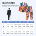 thumbnail image 4 of Disketp Colorful Summer Fruit Table for Pajamas Set Long Sleeve Sleepwear Mens Button Down Nightwear Pj Sets-Medium, 4 of 7