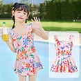thumbnail image 2 of Toddler Girl Rash Guard Swimsuits Cute Print Long Sleeve Sun Protection Bathing Suit for Girls 2-3 Years Girls Clothing, 2 of 8