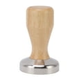 thumbnail image 2 of Coffee Tamper Stainless Steel Base Coffee Powder Press Hammer with Wooden Handle for Home Cafe Scene, 2 of 7