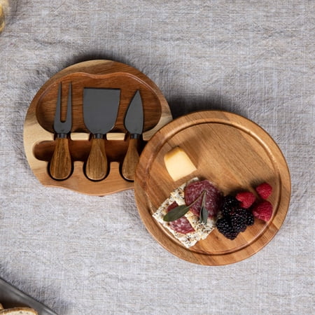 Acacia Brie Cheese Cutting Board Tools Set