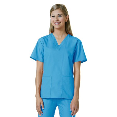 

Core by Maevn Women s V-Neck Solid Scrub Top
