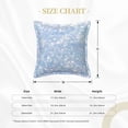 thumbnail image 4 of Bingfone Decorative Pillow Covers 18"X18" White Bule Glitter Couch Pillow Cases Modern Farmhouse Covers For Couch Sofa Bed, 4 of 9