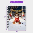thumbnail image 5 of Happy New Year 2026 Saint Bernard Holiday Balloons Party Snow Spiral Bound Journal St Dog Lover 5x7in Spiral Notebook - 13018, 5 of 5