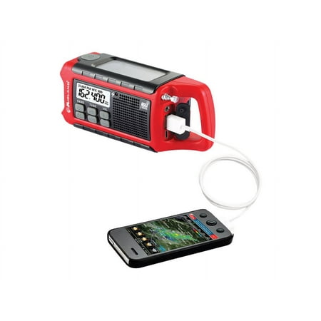 Midland - Weather Alert Radio - Red, Black