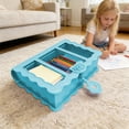 thumbnail image 2 of Book Storage Box Exquisitely Carved Desktop Decorative Storage Organizer for Home Desk Use, 2 of 9