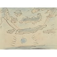 thumbnail image 2 of Adolf le Comte 18x14 Black Ornate Wood Framed Double Matted Museum Art Print Titled - Cloud Study with Sun (1860 - 1921), 2 of 5