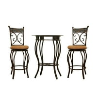 Boraam Beau 3 Piece Pub Table Set by Boraam