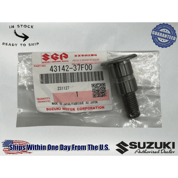 Suzuki OEM REAR BRAKE PEDAL PIVOT BOLT 02-23 RM85/2001-08 RM 125 250 43142-37F00