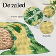 thumbnail image 3 of Happy St. Patrick's Day Pillow Covers King, Spring Coin Clovers Yellow Plaid Soft Brushed Microfiber Breathable Throw Pillow Covers, Decorative Pillowcase with Zipper for Couch Sofa Bedroom 20"x36", 3 of 9