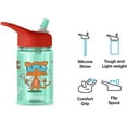 thumbnail image 2 of EcoVessel Splash Tritan Plastic Kids Water Bottle with Carry Handle 12 oz (Fox), 2 of 6