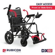 Lightweight Foldable Electric Wheelchair for Seniors, 500W Motor Power, ONLY 40LBS