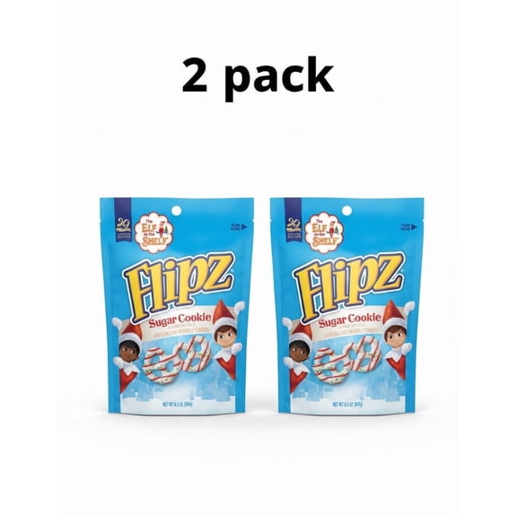 Flipz The Elf on the Shelf Sugar Cookie Covered Pretzels 6.5 oz