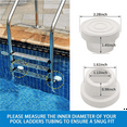 thumbnail image 4 of 4 Pack Pool Ladder Rubber Stopper ,for 1.90Inch Ladder Tubing for Protect Swimming Pool Liner,Ladder Foot Cover, 4 of 5