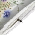 thumbnail image 4 of 3 Pcs Soft Bedding Set, Includes 1 Duvet Cover with Zipper And 2 Pillow Shams,Watercolor Wildflowers Art Print Twin(86"x70"), 4 of 8