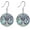 Silver-Triple Moon Goddess Earrings, variant on Triple Moon Goddess Earrings Sterling Silver Pentagram Pentacle Earrings Pagan Wiccan Magic Amulet Tree of Life Jewelry for Women