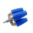 thumbnail image 2 of Colaxi 4000 PSI Buse de Pulvérisation Rotative Buse de Pulvérisation Embout de Pulvérisation 1/4" Raccord Rapide Buse de Pulvérisation pour le Nettoyage de Jardin Pavés Bleu, 2 of 8