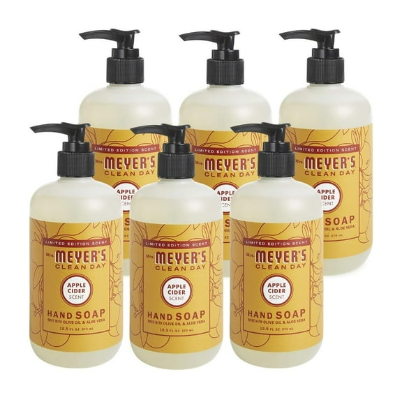 Mrs. Meyer's Liquid Hand Soap Apple Cider, 12.5 oz (Pack of 6)