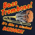 thumbnail image 3 of CafePress - Bass Trombone Musical Bazooka Hoodie - Pullover Hoodie, Classic, Comfortable Hooded Sweatshirt, 3 of 4