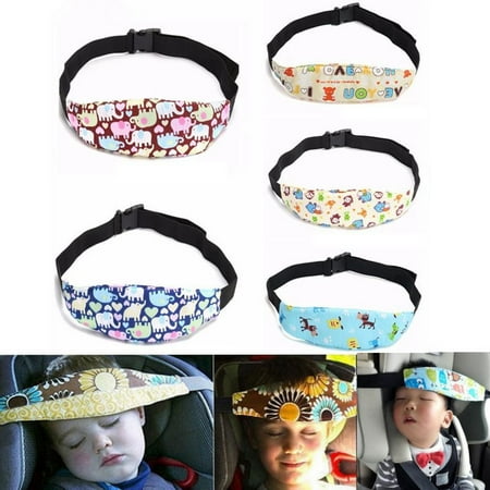 Adjustable Baby Car Seat Head Support Safety Baby Kids Stroller Car Seat Sleep Nap Aid Head Support Holder Belt (Baby Sleeps Best In Car Seat)