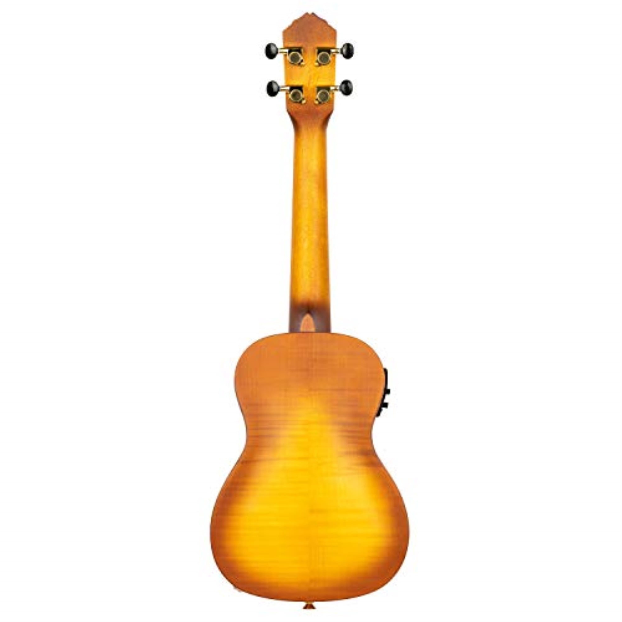 Ortega Saloon Series RUSL-HSB Archtop Concert Acoustic-Electric Ukulele Violin Sunburst